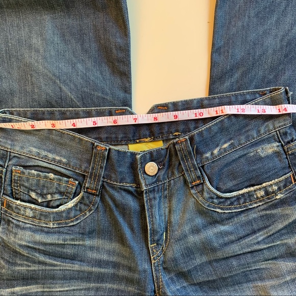 American Holic Vintage Y2K Wide Legged Flare Jeans - Picture 6 of 7